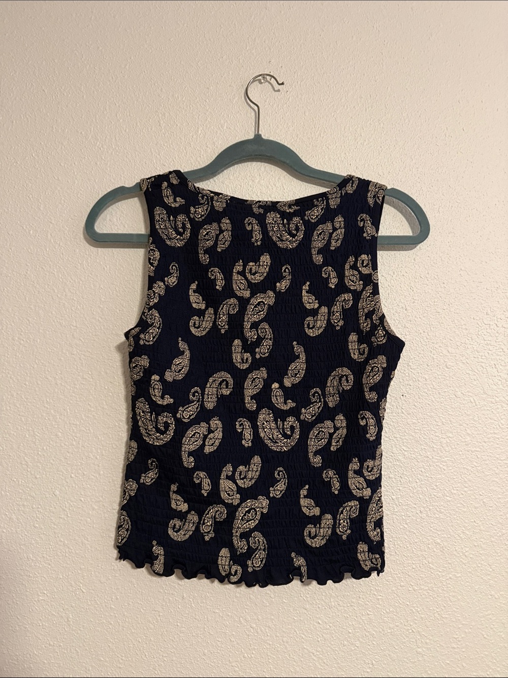 Madewell Madewell x Shopbop Smocked Squareneck Tank - Picture 3 of 6